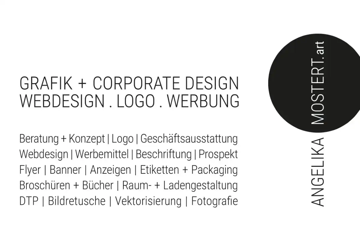 Angelika Mostert Grafik Werbung