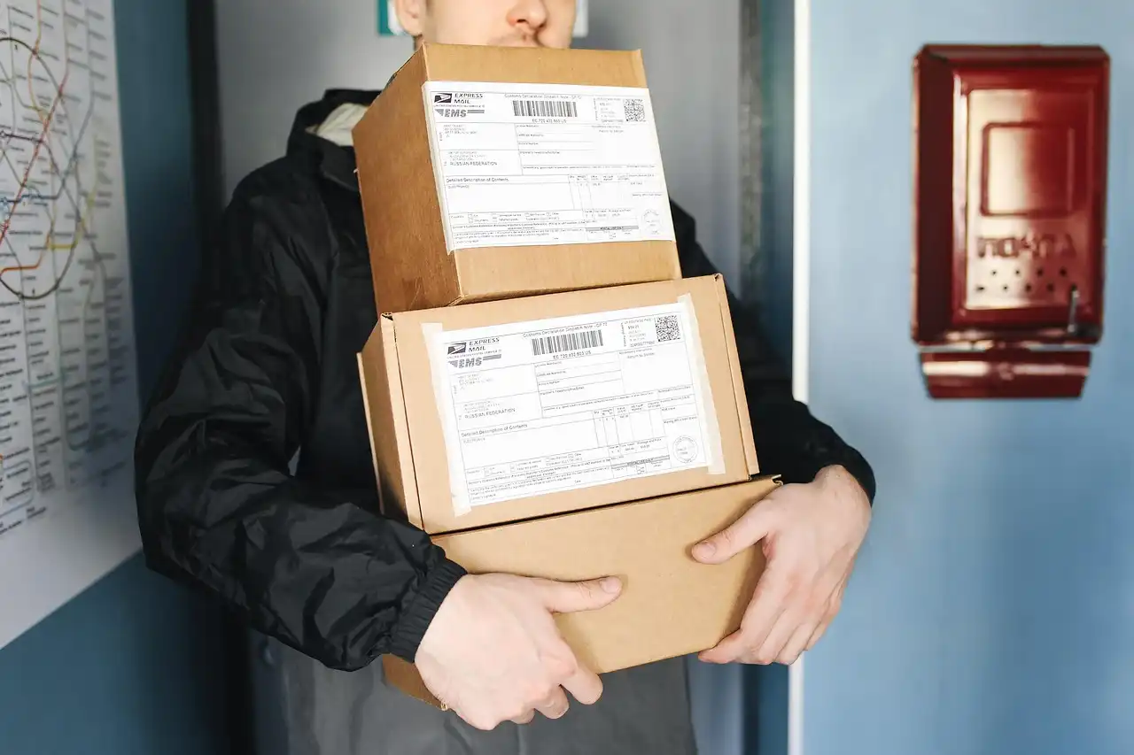 Post Paket Paketdienst Postbote